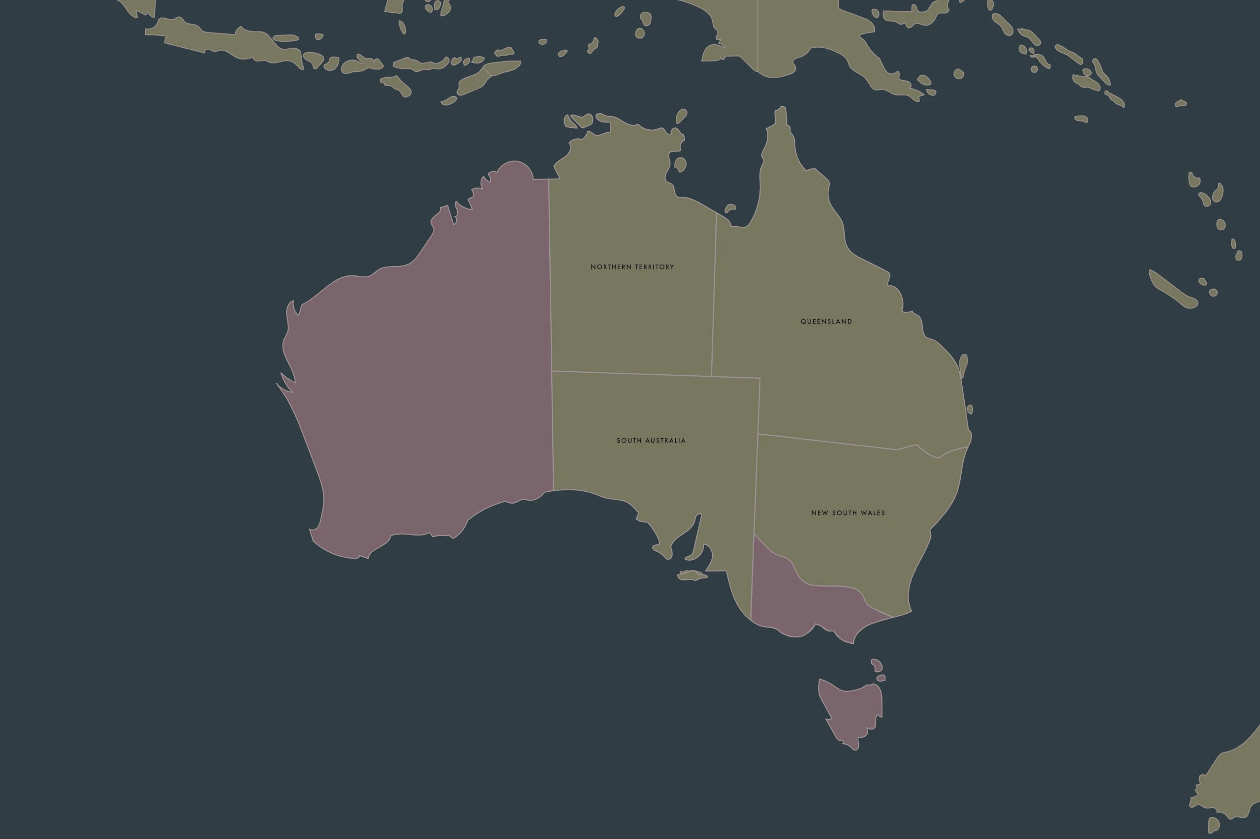 Map of Australia